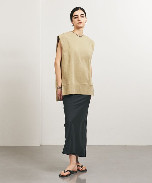 tシャツ 「TO UNITED ARROWS」HATAKE ウラケ ノースリーブ カットソー レディース