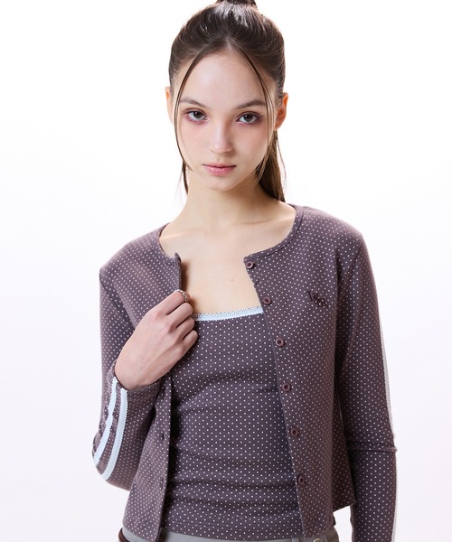 カーディガン LVTR FRILL CARDIGAN SLEEVELESS SET レディース