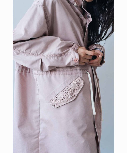 【新品未使用】 TICCA ティッカ ミリタリー モッズコート ピンク 新品未使用】 TICCA ティッカ ミリタリー モッズコート ピンク カラー