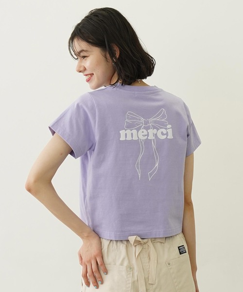 Merci Tシャツ シンプルロゴ メルシー グレー 関税込 21i-vlYfNkL.jpg_BO30,255,255,