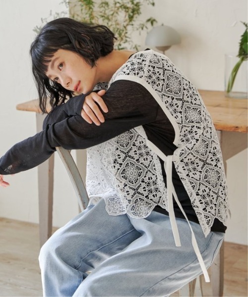 LBC（エルビーシー） ベスト ジレ レース2WAYベスト レディース