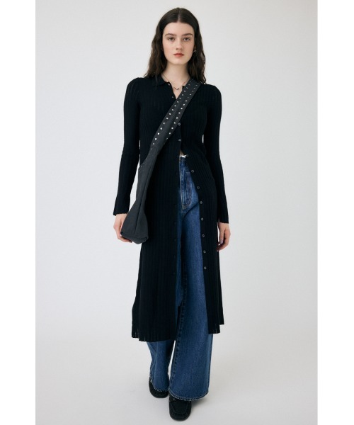 MOUSSY（マウジー） カーディガン SHEER ロングカーディガン