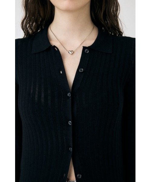 MOUSSY（マウジー） カーディガン SHEER ロングカーディガン
