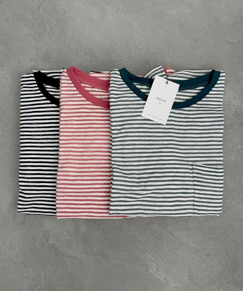 tシャツ シアーボーダープルオーバー レディース : ZOZOTOWN