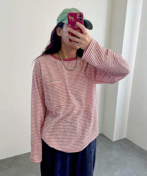 tシャツ シアーボーダープルオーバー レディース : ZOZOTOWN