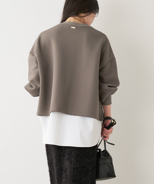 「MICA&DEAL」 スウェットカットソー FREE ネイビー レディース MICA&DEAL 「MICA&DEAL」 スウェットカットソー FREE ネイビー