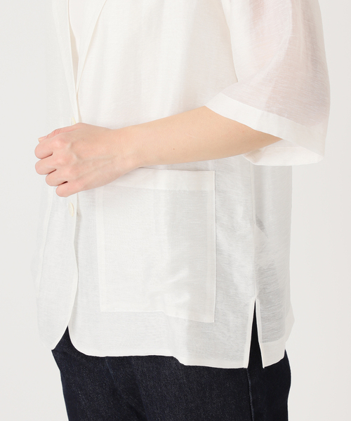 SLOBE IENA｜シアーハーフスリーブジャケット | Rakuten Fashion