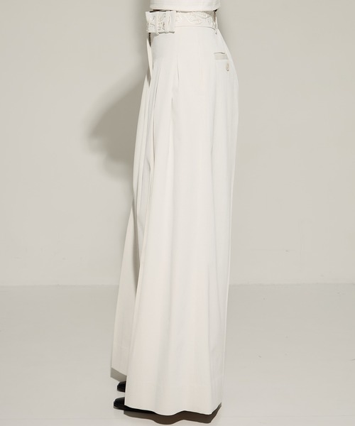 パンツ MURRAL 23SS Melt trousers (White) size1 Melt trousers (White)