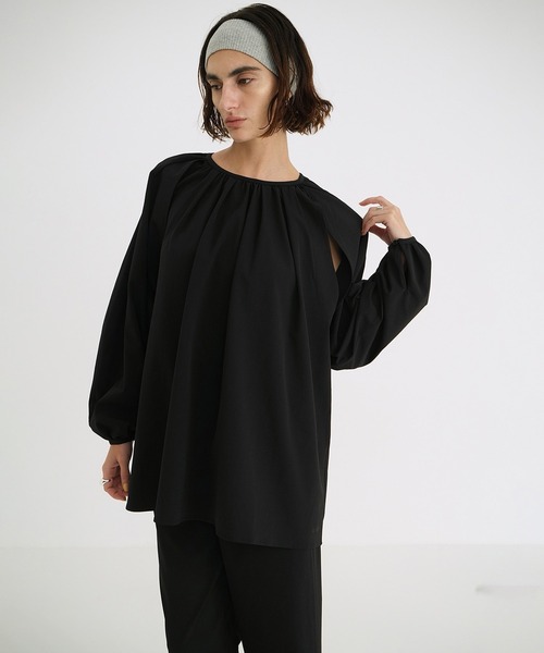 CLANE（クラネ） ラッシュガード 2WAY GATHER RASH GUARD BLOUSE
