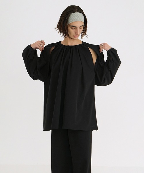 CLANE（クラネ） ラッシュガード 2WAY GATHER RASH GUARD BLOUSE