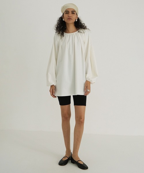 CLANE（クラネ） ラッシュガード 2WAY GATHER RASH GUARD BLOUSE