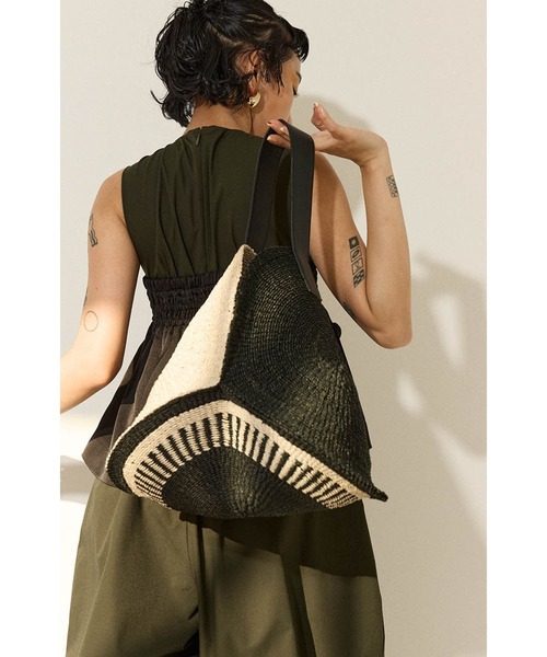 ommo かごバッグ OMMO かごバッグ カゴバッグ CIRCLE STRAW BAG : ZOZOTOWN Yahoo