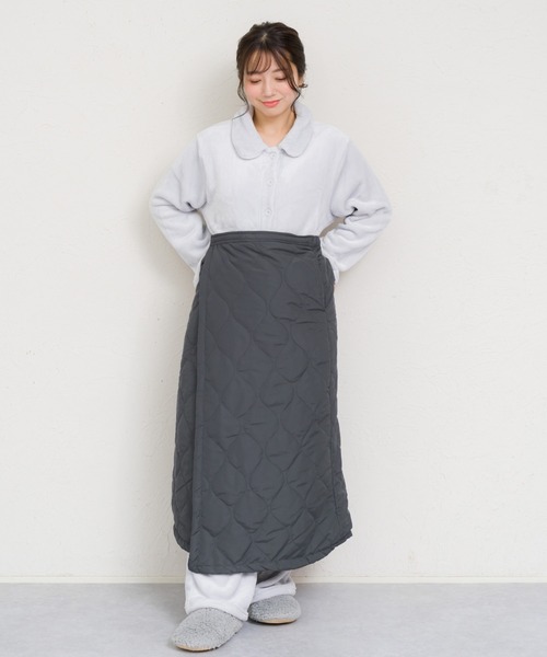 marai（マーライ） スカート キルティング 巻きスカート ロング
