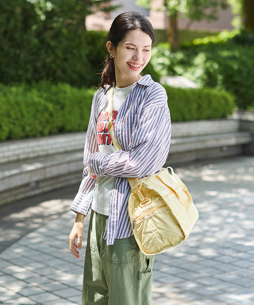 LeSportsac ボストンバッグ DELUXE MED WEEKENDER レモン