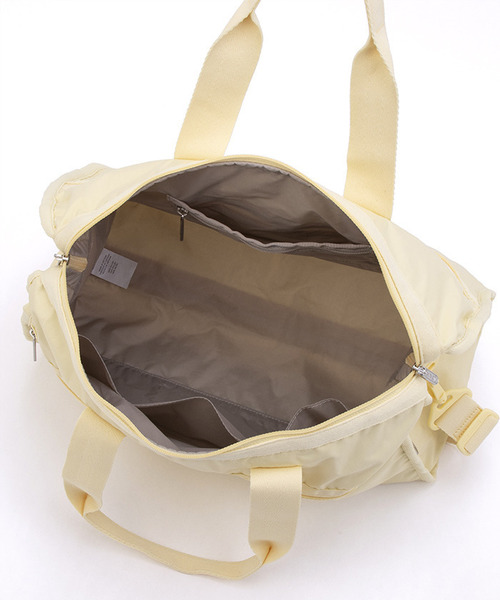 LeSportsac ボストンバッグ DELUXE MED WEEKENDER レモン