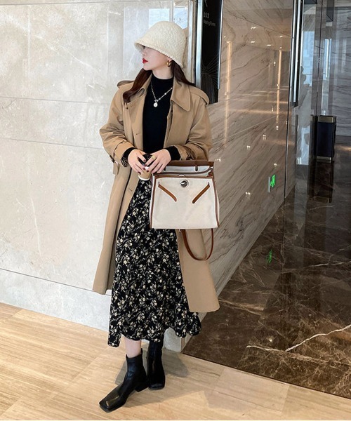 「Miniministore」 長袖ニット FREE ピンクベージュ レディース_画像7