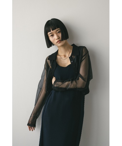STYLEMIXER カーディガン ドッキングシアーカーデ レディース