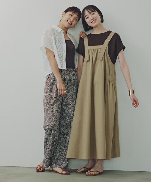 N.Natural Beauty Basic ブラウス シャツ クロップドレース