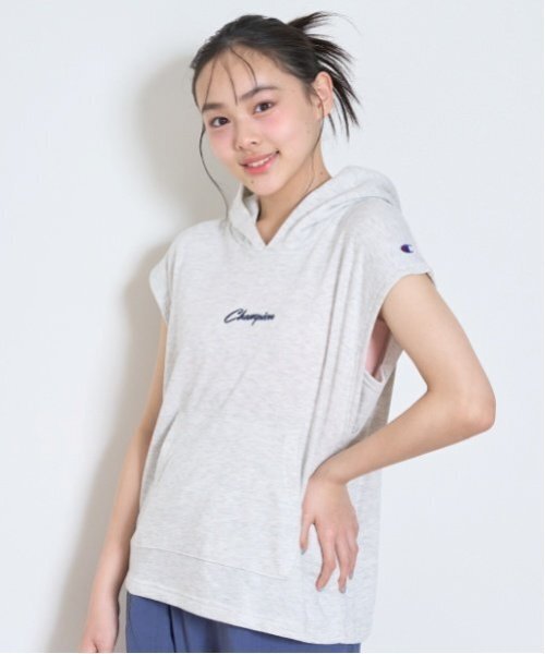 Yキッズ Champion パーカー 「Champion」ノースリーブパーカ キッズ 子供