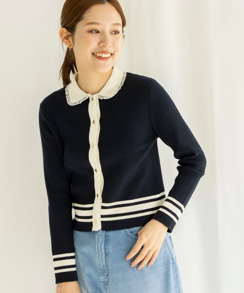 NOLLEY'S 「NOLLEY'S」 カーディガン 38 ホワイト系その他4
