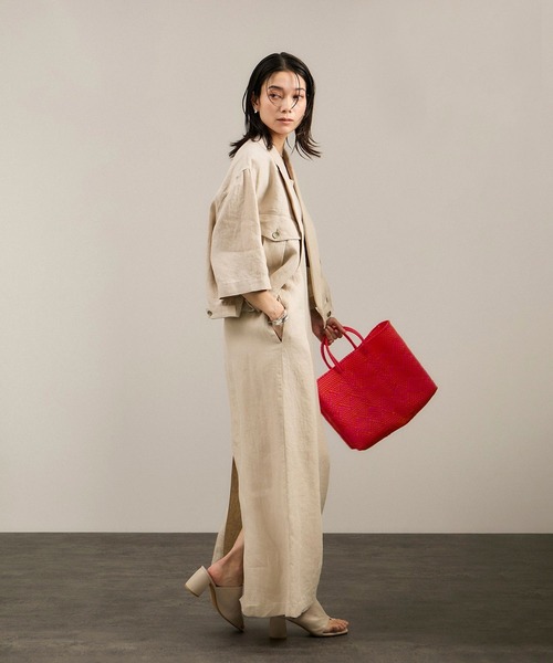 SALON adam et ropé リネン　サマージャケット SALON adam et ropé リネン サマージャケット