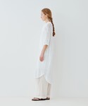 カーディガン メッシュワーク ロングカーディガ...の詳細画像2