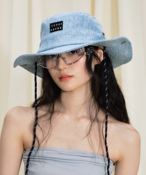 Sibra（シブラ） 帽子 ハット カジュアルなムード漂うデニム調ワイド