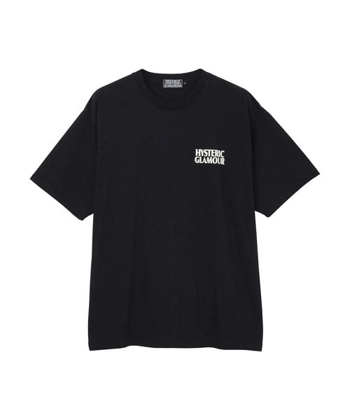 HYSTERIC GLAMOUR 半袖Tシャツ ブラック HYSTERIC GLAMOUR HYSTERIC GLAMOUR