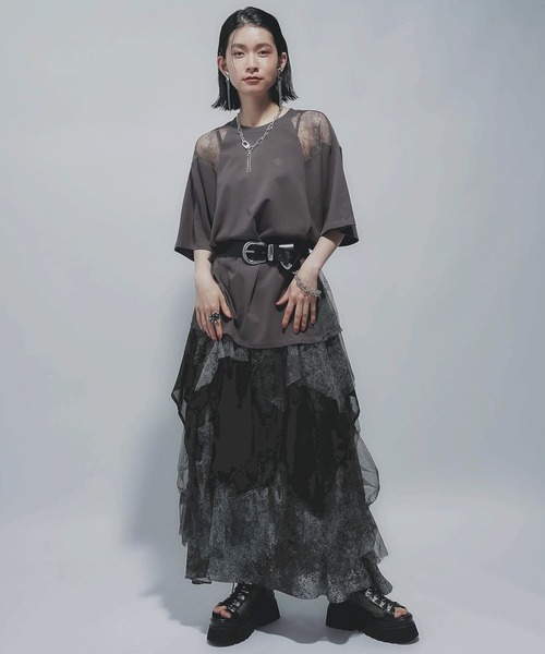 【YUMA TAKAHASHI×HARE】MIXフレアスカート YUMA TAKAHASHI×HARE】MIXフレアスカート