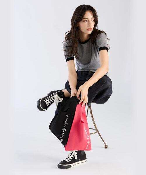 To b. by agnes ハンドバッグ ニットトートバッグ : ZOZOTOWN