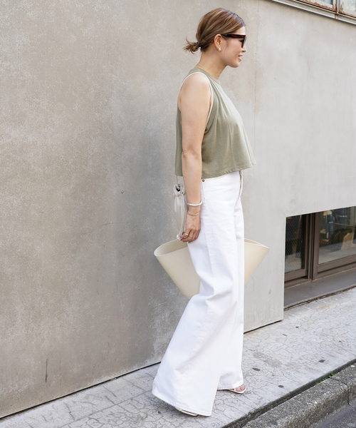 Deuxieme Classe　【CELERI】CROPPED タンクトップ CELERI/セルリ】CROPPED タンクトップ（タンクトップ