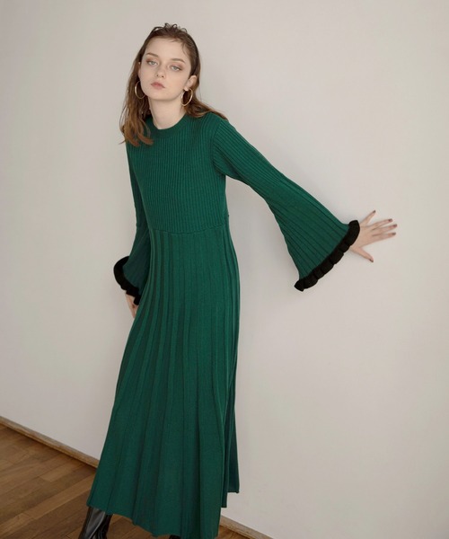 ミエリインヴァリアント MIELI INVARIANT（ミエリインヴァリアント） ニットワンピース FREE