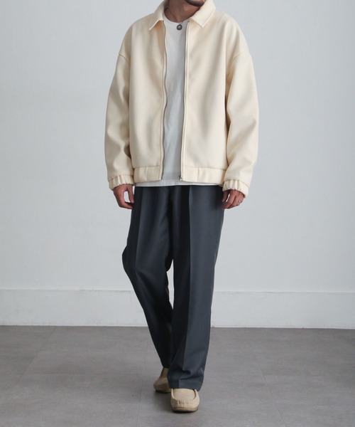 「ZIP FIVE」 ブルゾン LARGE ネイビー メンズ_画像5