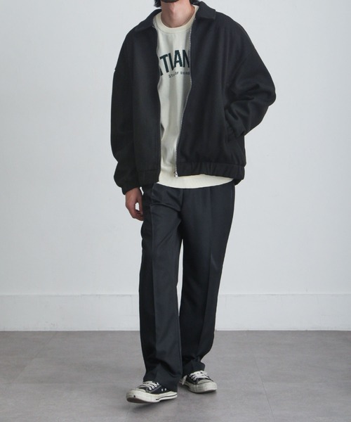 「ZIP FIVE」 ブルゾン LARGE ネイビー メンズ_画像6