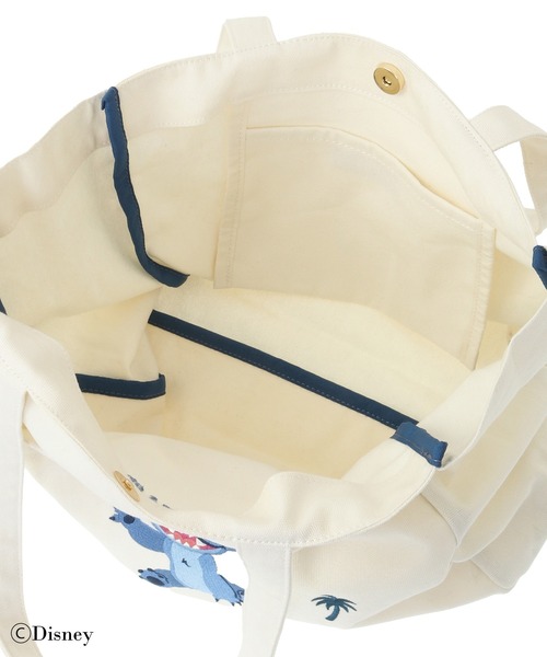 Disney トートバッグ スティッチ/スクエアトートバッグ