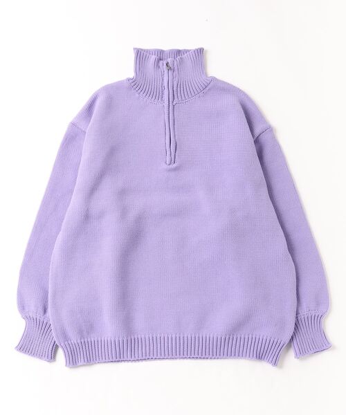 「Per sist ence」 長袖ニット FREE パープル レディース_画像4