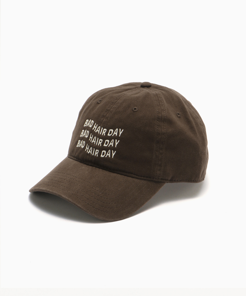 MY Hair is Bad ロゴ刺繍ボアキャップ 帽子 cap ベージュ My Hair is