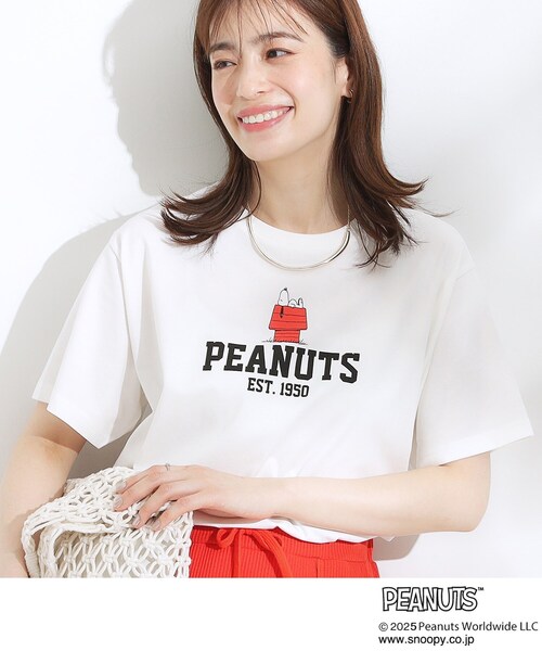 PEANUTS uvカット tシャツ 半袖 「PEANUTS」ひんやりTシャツ