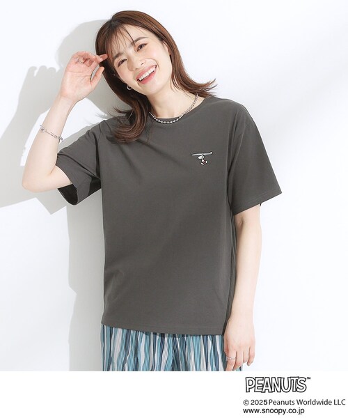 PEANUTS tシャツ 半袖 「PEANUTS」ひんやりTシャツ レディース