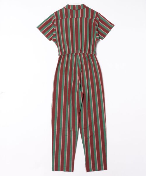 サロペット オーバーオール Washed cotton overall レディースの画像