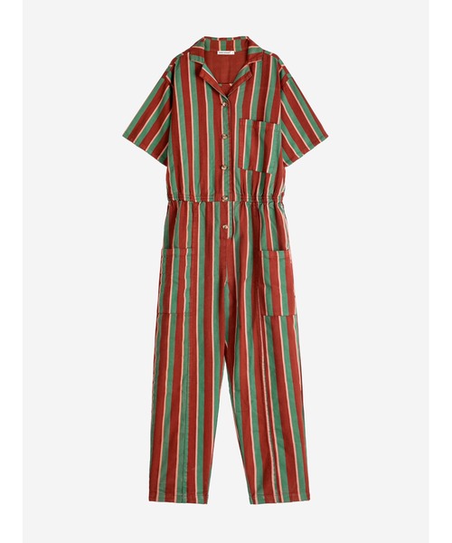 サロペット オーバーオール Washed cotton overall レディースの画像