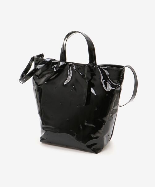 ホワイトカットアウトトートバッグ ロエベアナグラムカットアウト トートスモール ホワイト レディース