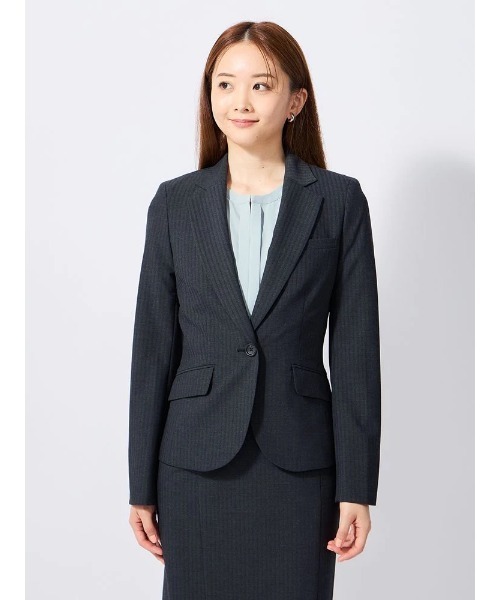 美品! PSFA XL 大きいサイズ パンツスーツ 家で洗える セットアップ Perfect Suit FActory セットアップ 「洗える