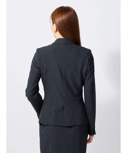 新品未使用Perfect Suit Factory レディースパンツスーツ ブラック ラク美スーツ テーパードパンツ ブラック/ネイビー