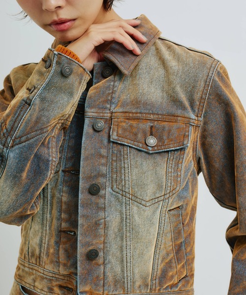 atmos girls デニムジャケット gジャン atmos pink Flocky Denim