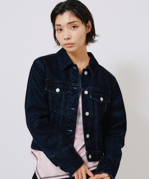 atmos girls デニムジャケット gジャン atmos pink Flocky Denim