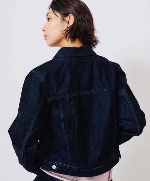 atmos girls デニムジャケット gジャン atmos pink Flocky Denim