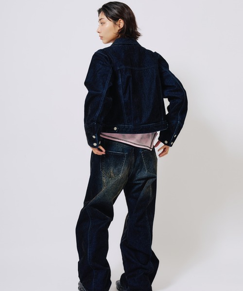 atmos girls デニムジャケット gジャン atmos pink Flocky Denim