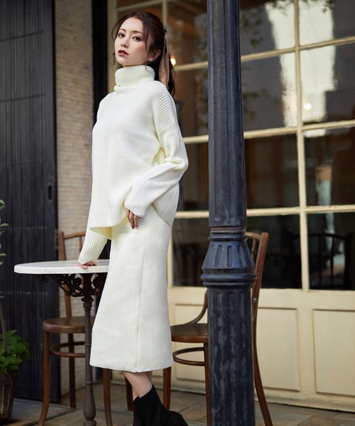 「emiriawiz」 タートルネックニット FREE ベージュ レディース_画像3