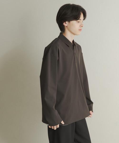 SENSE OF PLACE by URBAN RESEARCH ポロシャツ カノコルーズロング